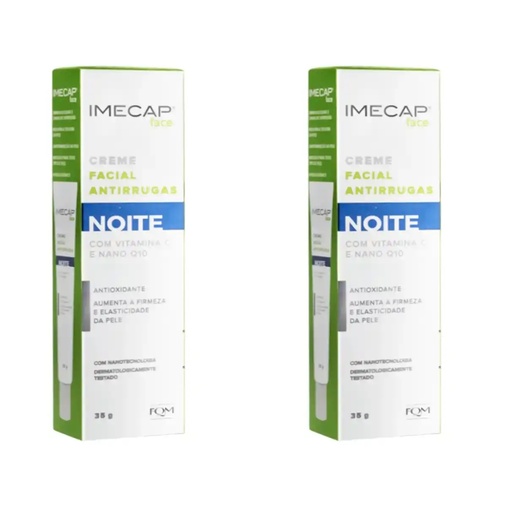 Image_Kit com 2 Unidades de Imecap Face Creme Facial Antirrugas Noite 35g