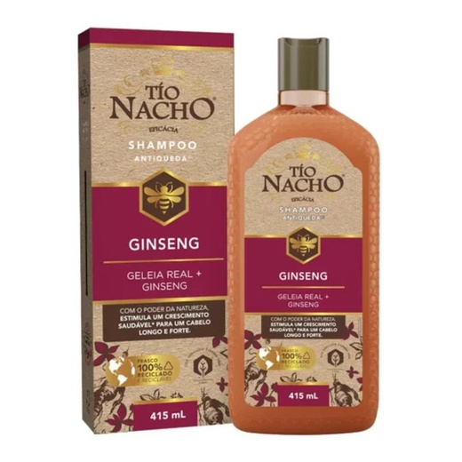 Image_Kit com 2 Unidades de Tio Nacho Shampoo Antiqueda 415ml Ginseng