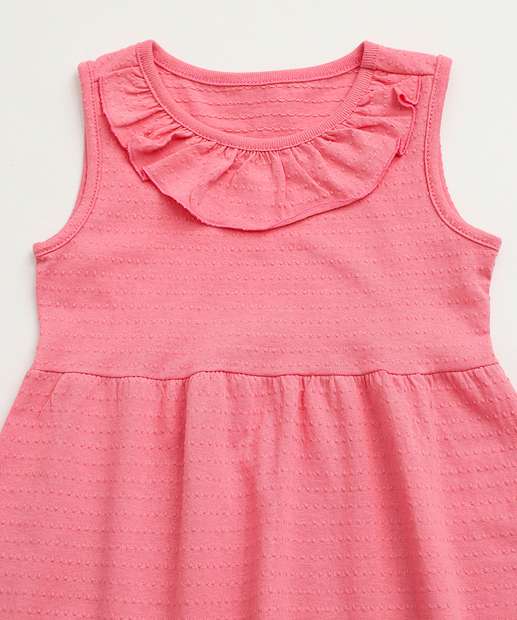 Vestido Infantil Marisa Tam 1 a 3 Rosa
