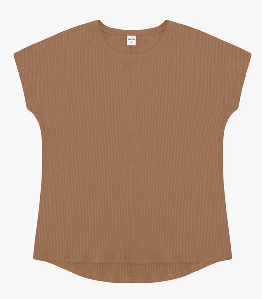 Image_Blusa Feminina Canelada Rovitex Marrom