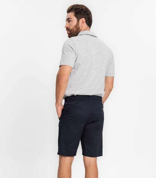 Bermuda Masculina Em Sarja Diametro Azul