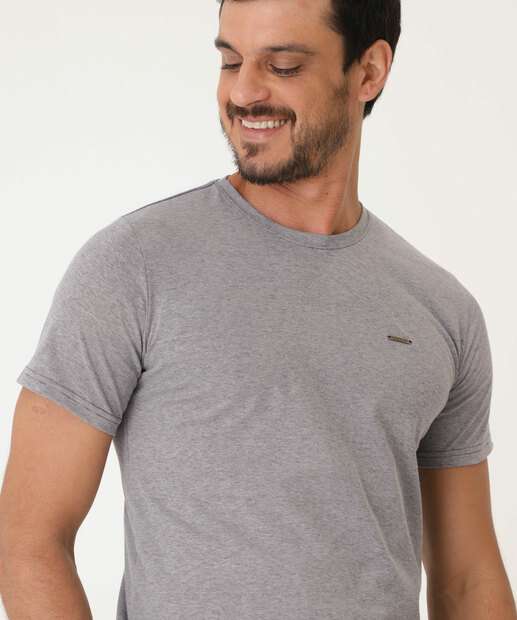 Camiseta Masculina Básica Manga Curta MR