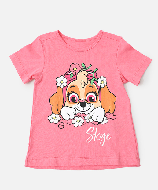 Image_Camiseta Infantil Sky Patrulha Canina Tam 1 a 3 Rosa