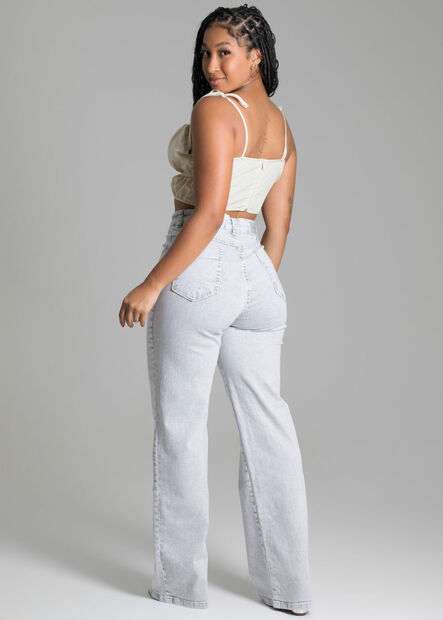Calça Sawary Jeans Wide Leg - 278008