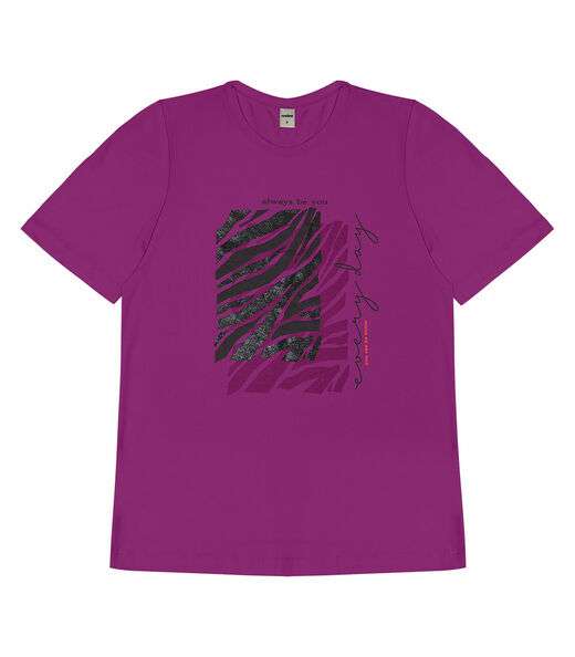 Blusa Manga Curta Feminina Rovitex Roxo
