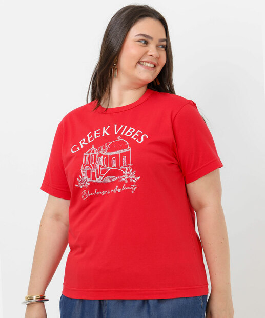 Image_Blusa Plus Size Feminina Estampada Marisa Vermelho