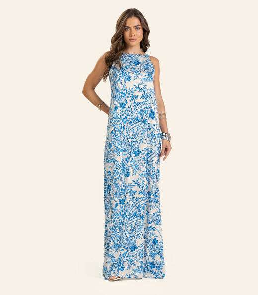 Image_Vestido Viscose Khyara Longo Feminino Endless Bege