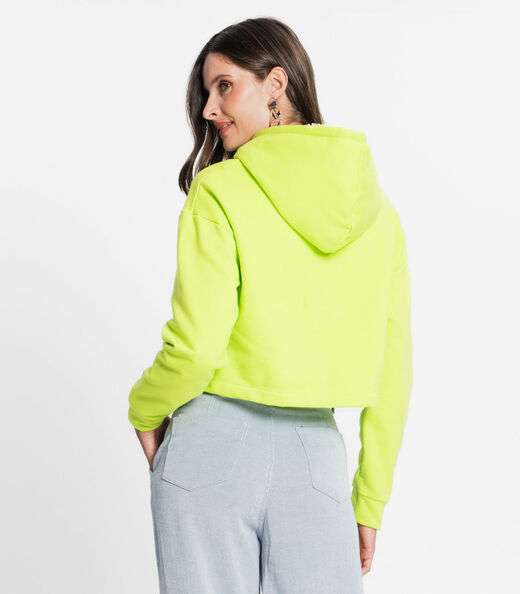 Blusão Feminino Com Capuz Rovitex Verde