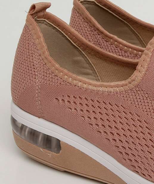 Tênis Casual Feminino Knit Textura Modare