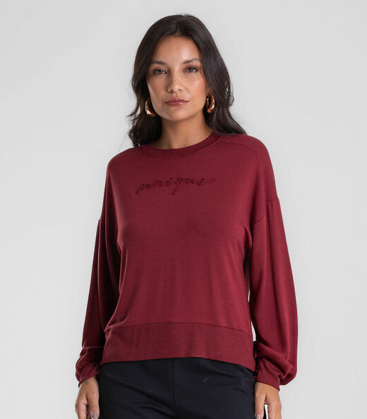 Blusão Feminino Molecotton Endless Vermelho