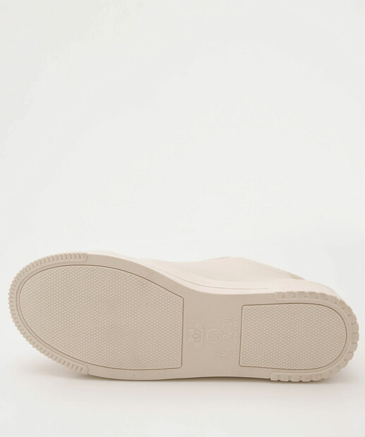 Tênis Feminino Casual Recortes Marisa Off White 