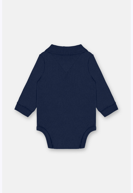 Body Polo Manga Longa Bebê Menino Up Baby