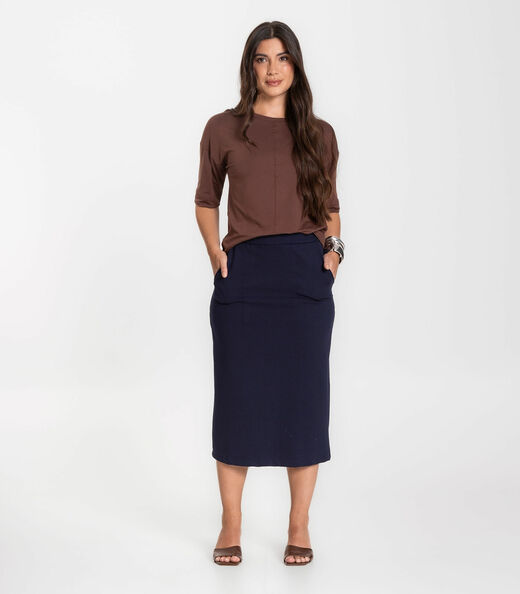 Saia Feminina Select Azul