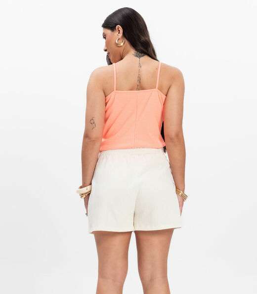 Shorts Feminino Infinita Cor Bege