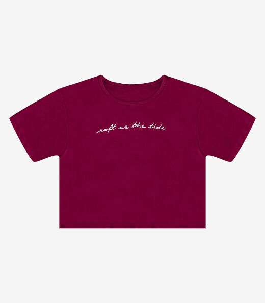 Blusa Feminina em Molecotton Viscose Infinita Cor Vermelho