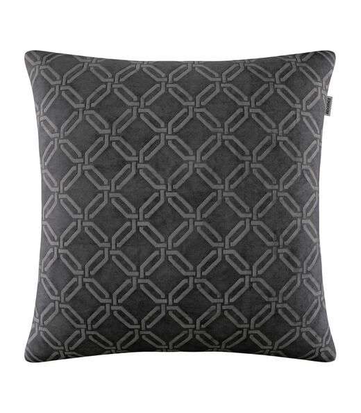 Image_Capa De Almofada Veludo Geométrico Adomes Cinza