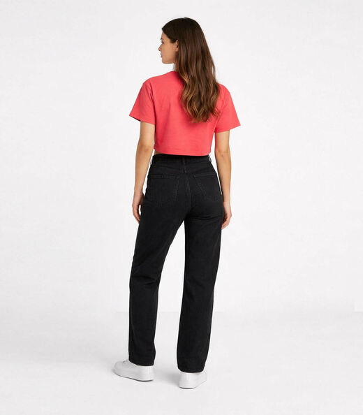Blusa Feminina Com Manga Deslocada Infinita Cor Rosa