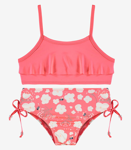 Conjunto Blusa Com Calcinha Infantil UV Rovi Kids Rosa