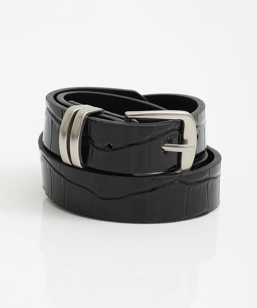 Kit 2 Cintos Feminino Trabalhado Marisa Preto