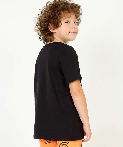 Pijama Infantil Manga Curta Estampado Naruto Tam 4 a 12