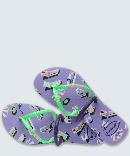 Chinelo Havaianas Feminino Flat Duo Vibes