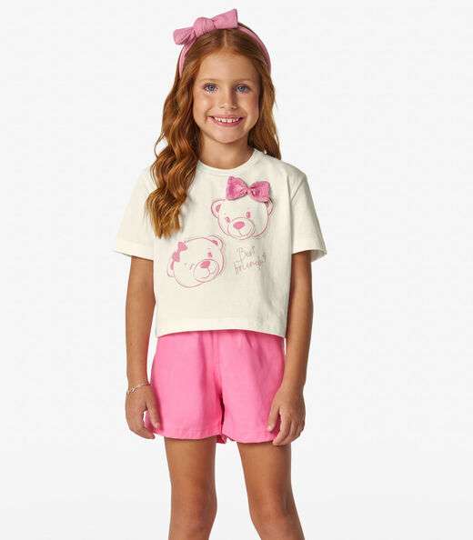 Image_Conjunto Infantil Blusa com Shorts Trick Nick Off White