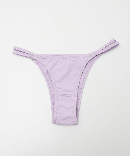 Kit 2 Calcinhas String Microfibra Marisa Lilás