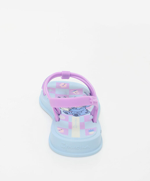 Sandália Ipanema Infantil Slide Stitch Lovely Disney Azul