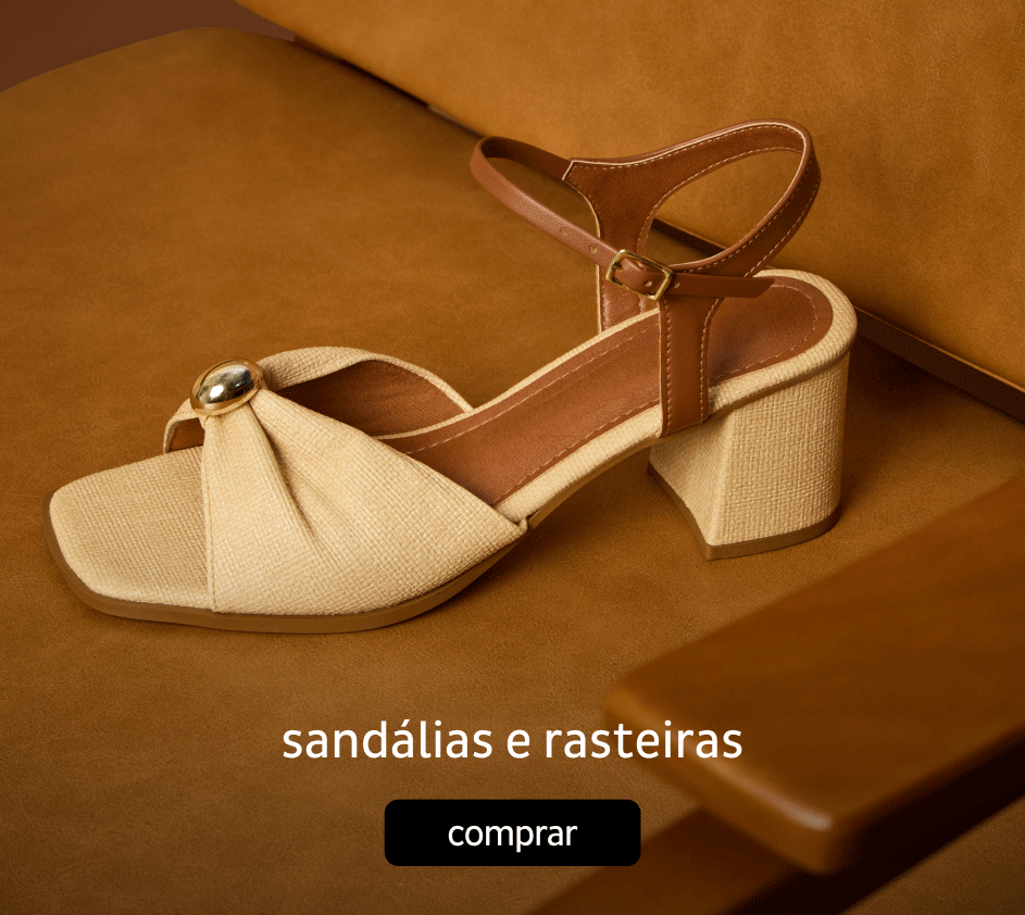 Sandálias e Rasteiras