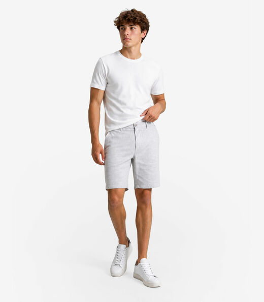 Bermuda Masculina Juvenil Minty Cinza