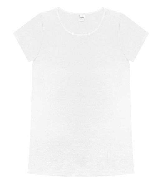 Blusa Básica Alongada Feminina Rovitex Branco