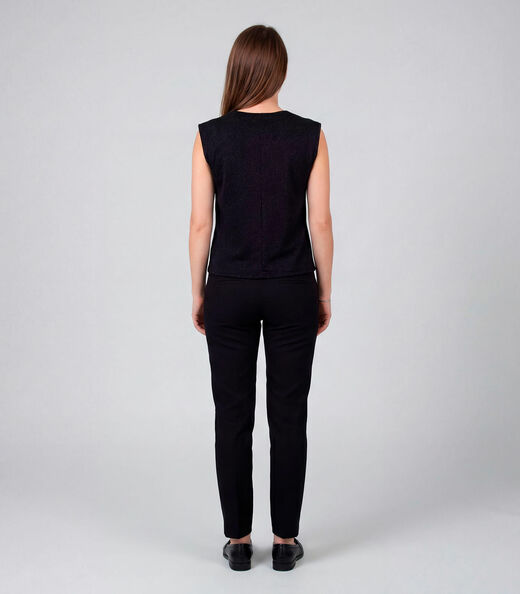 Regata Feminina Básica Infinita Cor Preto