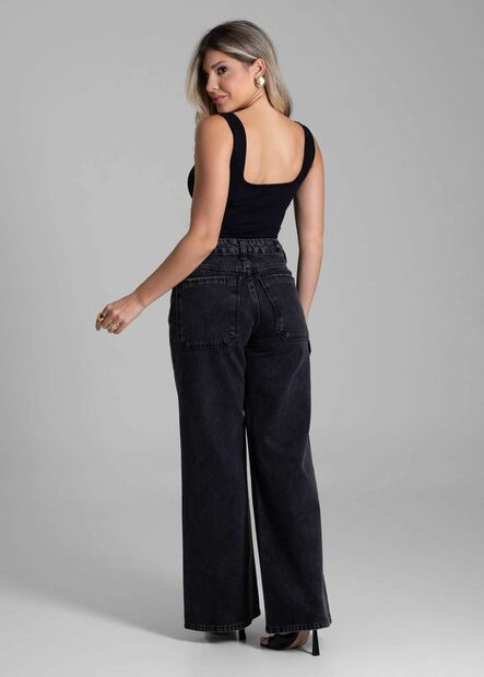 Calça Jeans Sawary Wide Leg - 282178