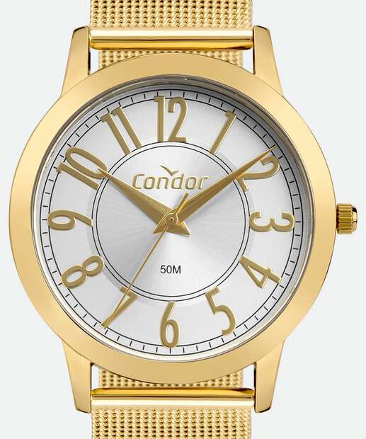 Relógio Feminino Condor CO2035MZV4K Dourado