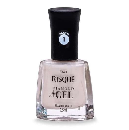Image_Esmalte Risque Diamond Gel Branco Camafeu