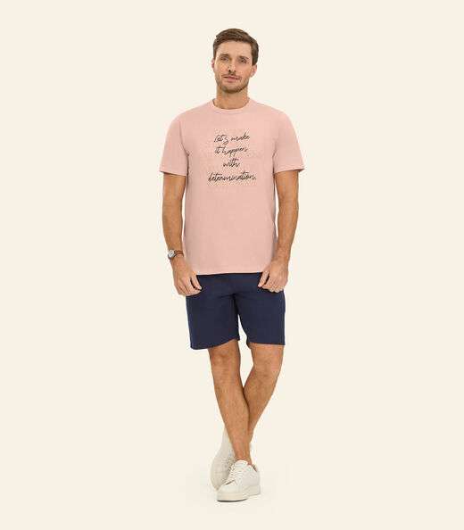 Image_Camiseta Masculina em Meia Malha Diametro Rosa