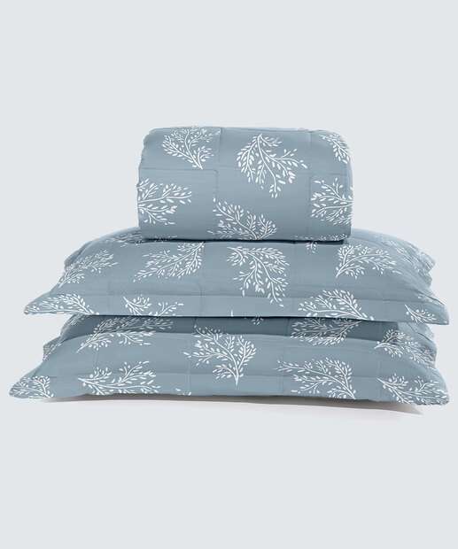 Kit Cobre Leito Casal Luma Joy Hedrons 3 Peças