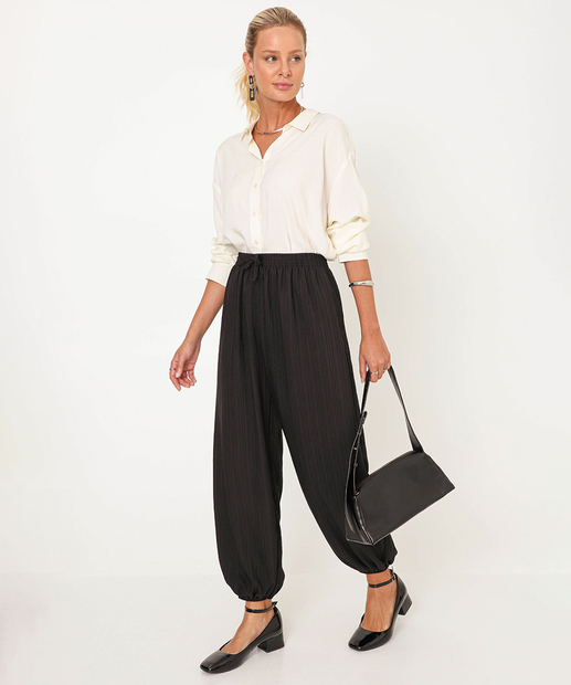 Calça Feminina Aladim Textura Marisa Preto