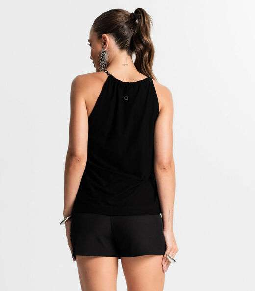 Blusa De Alça Feminina Endless Preto