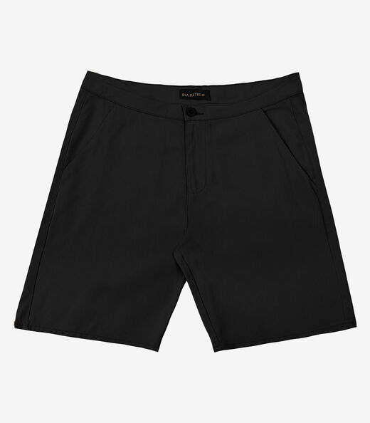 Bermuda Masculina Em Sarja Diametro Preto