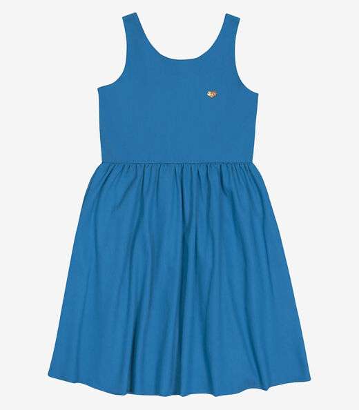 Vestido Infantil Menina Trick Nick Azul