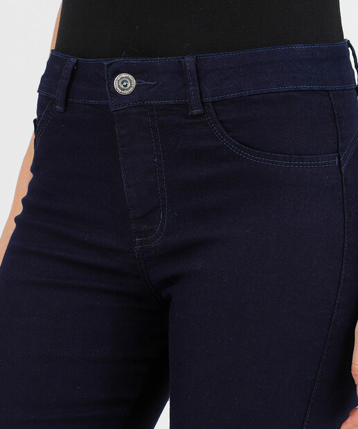 Calça Jeans Skinny Feminina Cintura Média Biotipo Azul