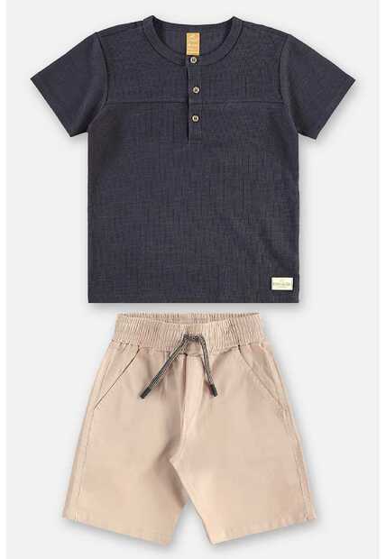 Conjunto Camiseta e Bermuda Infantil Up Baby
