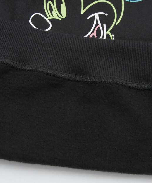 Blusão Juvenil Moletom Flanelado Mickey Disney Tam 10 a 16