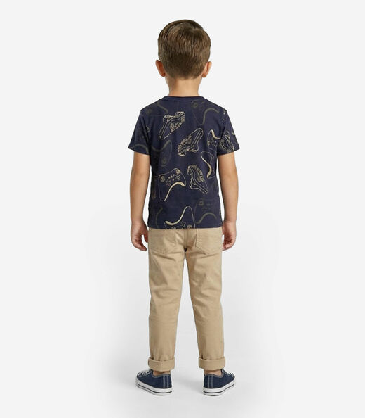Camiseta Infantil Menino Animais Infinita Cor Azul