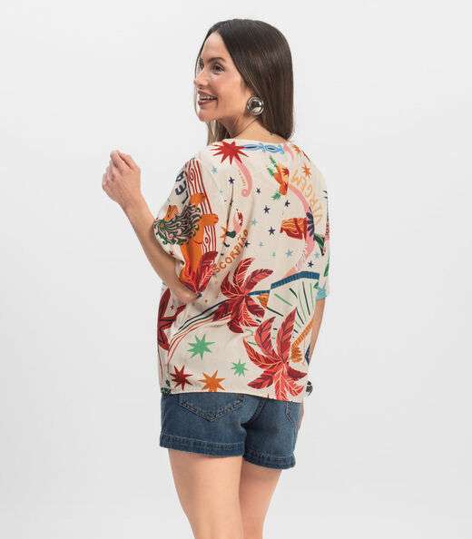 Blusa Feminina Infinita Cor Branco