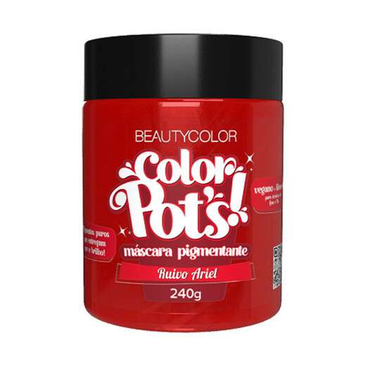 Image_Máscara Pigmentante Beauty Color Pots Ruivo Ariel 240g