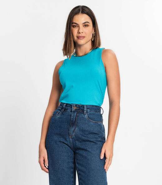 Image_Regata Feminina Ribana Canelada Rovitex Azul