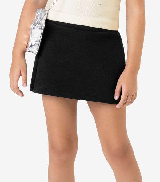 Conjunto Regata com Shorts Saia RoviKids Bege