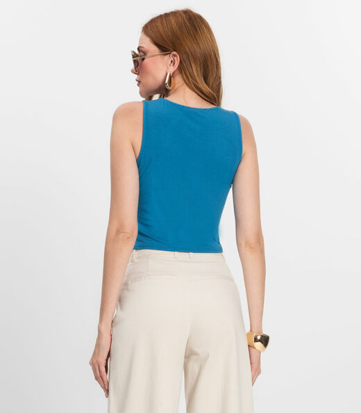 Regata De Viscotorcion Básica Feminina Endless Azul